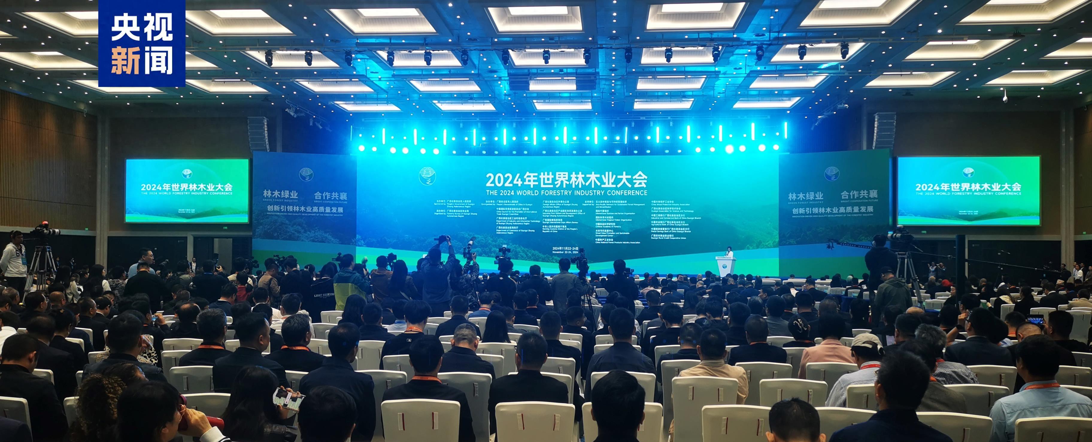 2024年世界林木业大会南宁开幕，全球专家共话绿色创新发展